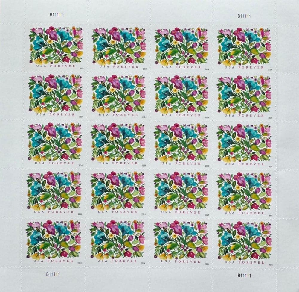 2024 Celebration Blooms Stamps Forever Stamps