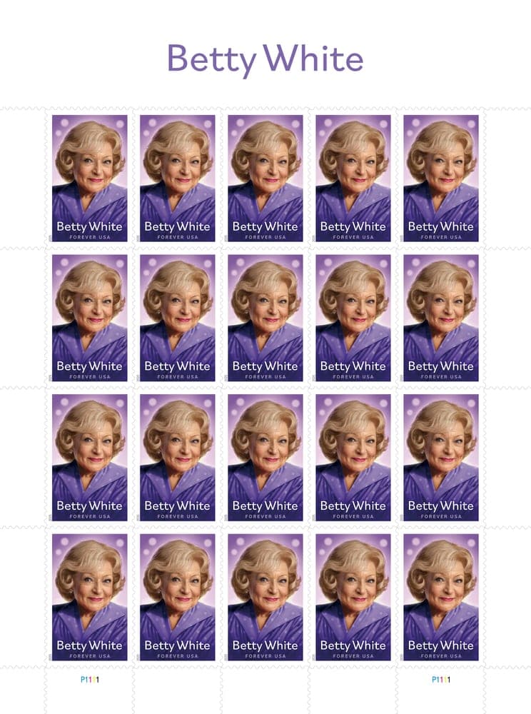 USPS Betty White Forever Stamps