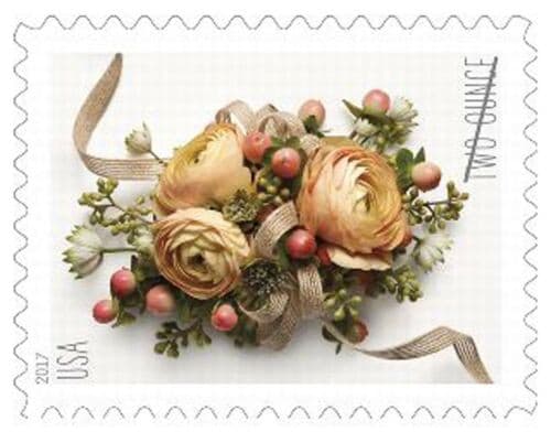 Celebration Corsage Two Ounce Forever First Class Postage Stamps